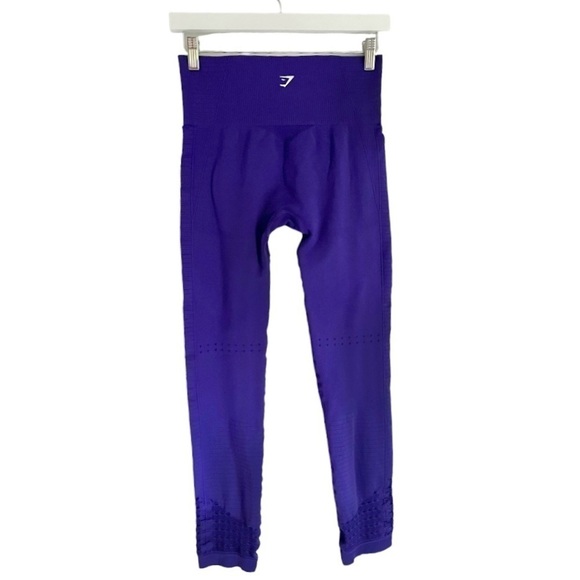 Gymshark Energy Seamless Full Length Leggings Purple Women’s‎ Size Small - Picture 2 of 9